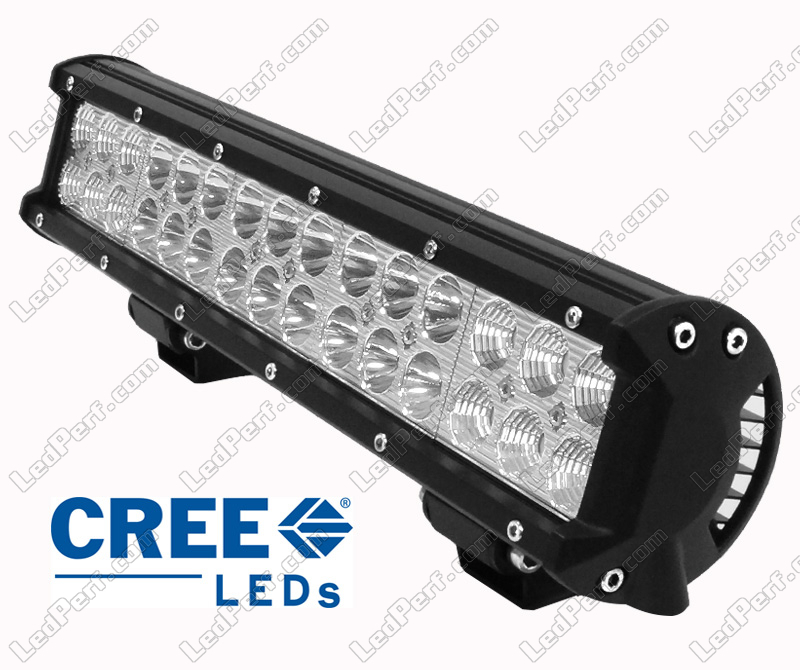 Barre LED 4D Double Rangée 300W CREE pour 4X4, Camion et Tracteur.