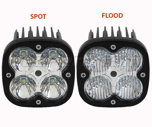 Phare additionnel LED - Feu LED - 18W - 6 leds - 160mm