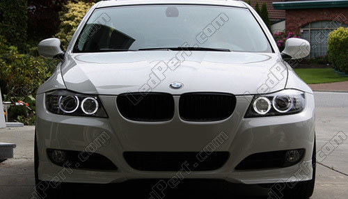 2X LED Angel Eyes Für BMW E90 E91 XENON WEISS Standlicht Für BMW Ringe  6000K