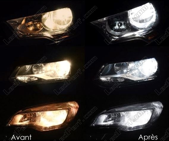 Pack ampoules de feux/phares Xenon effect pour BMW Serie 5 (E60 61)