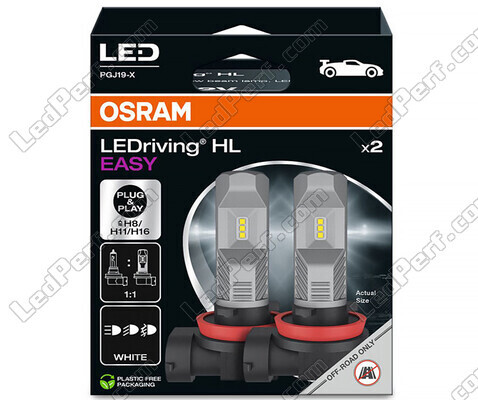 Ampoules H16 LED Osram LEDriving HL Easy pour antibrouillards