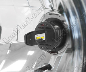 Ruiandsion Ampoule LED H4 jaune 10-30 V pour feux de route et de croisement  avec projecteur de remplacement pour phare de moto et feux de brouillard