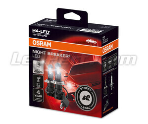 Kit Ampoules H4 LED Osram Night Breaker Homologuées - 64193DWNB-FB