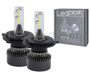LTPAG Ampoule H4 LED Voiture, 16000LM Anti Erreur Phares pour Voiture et  Moto, 12V LED Ventilé H4 de Rechange pour Lampes Halogènes et Kit Xenon,  6000K Blanc, 2 Ampoules H4 : 