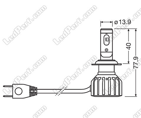 Ampoules H7 LED Osram Night Breaker GEN2 Homologuées - 64210DWNBG2