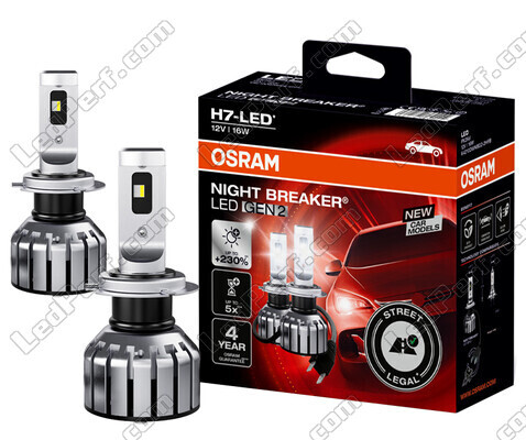 Ampoules H7 LED Osram Night Breaker GEN2 Homologuées - 64210DWNBG2