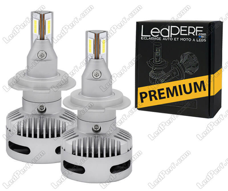 1 Ampoule LED H4 pour PHARE LENTICULAIRE, Lumière Puissante à 360° 6000  Lumens