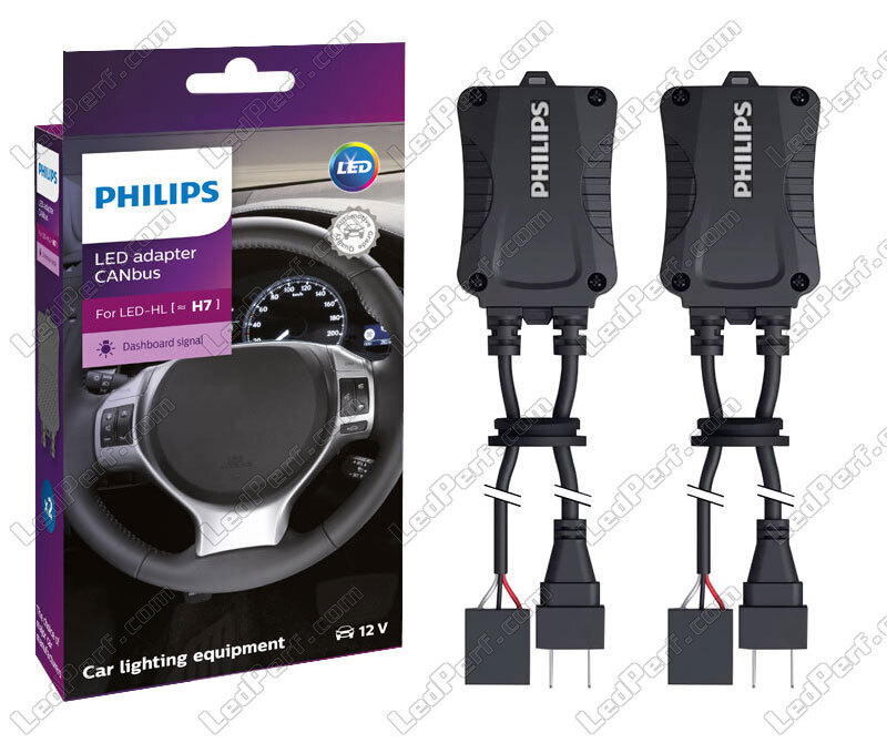 Philips Adaptateur CANbus LED Light repair (H7) Noir en destockage