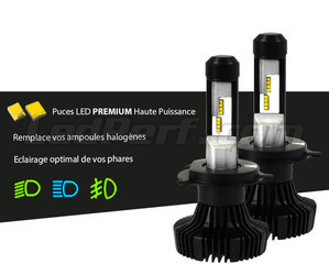 Ampoule LED de voiture Tbest, ampoule de phare, puce d'ampoule LED