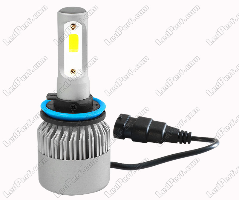 Ampoules LED H11 12v 24v 55W 6000K avec un vrai radiateur passif
