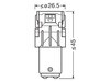 Ampoules LED P21/5W Osram LEDriving® SL White 6000K - BAY15d