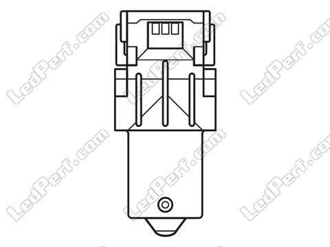 Ampoules LED P21W Osram LEDriving® SL White 6000K - BA15s