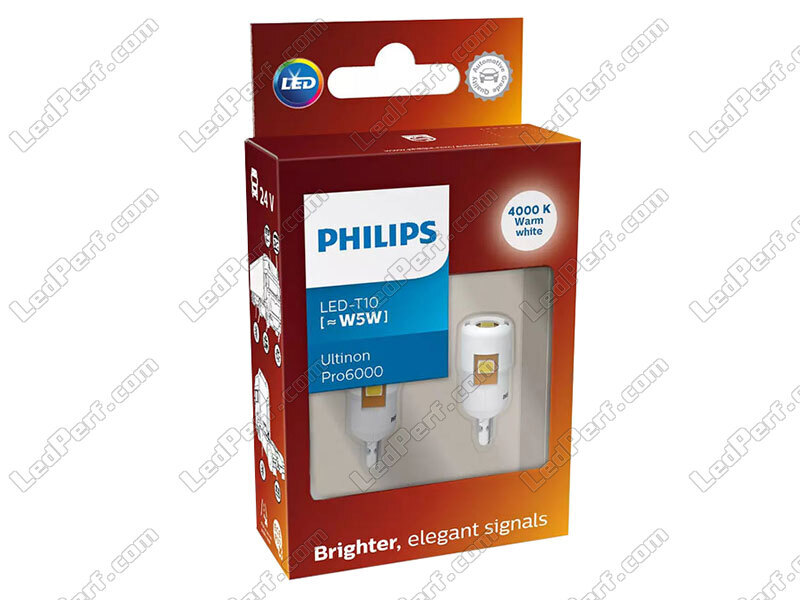 Philips ampoule 24V/5W T10 5W5 (2pièces) - Tout pour votre voiture et  camion Delrue