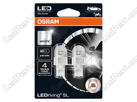 Ampoules LED W16W Osram LEDriving® SL White 6000K - W2.1x9.5d