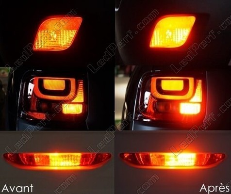 Led Antibrouillard Arrière Jeep Compass II avant et apres