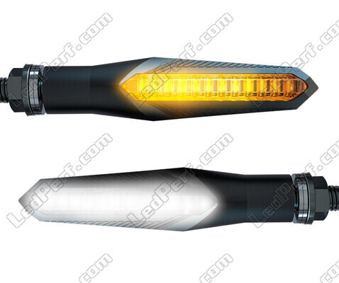 Clignotants séquentiels LED 2 en 1 avec feux de jour pour Aprilia Caponord 1200