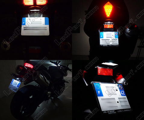 Led Plaque Immatriculation Honda VTR 1000 Tuning