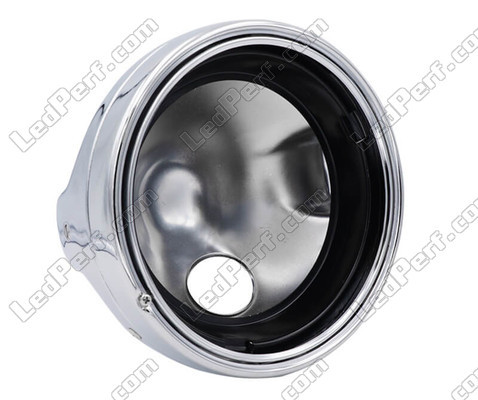 Phare rond et chromé pour l'adaptation d'un optique full LED sur Suzuki Intruder 1500 (1998 - 2009)