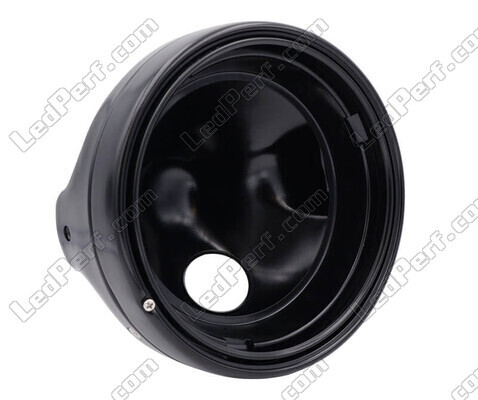 Phare rond noir satiné pour l'adaptation d'un optique full LED sur Suzuki Marauder 250