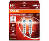 Pack de 2 Ampoules H1 Osram Night Breaker Laser +150% - 64150NL-2HB