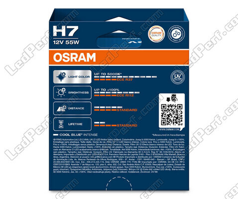 Paire d'ampoules H7 Osram Cool Blue Intense - 64210CBN-H2B