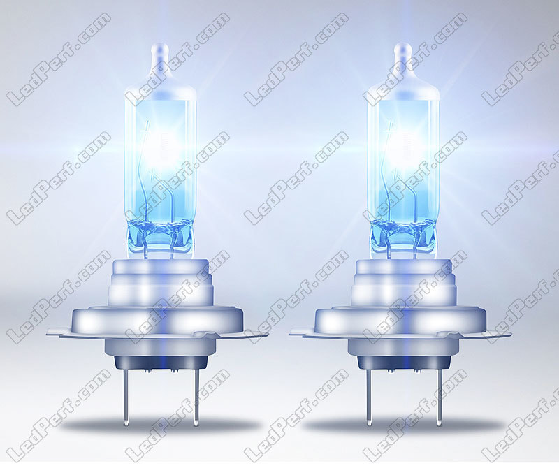 Ampoules halogènes H7 H1 H3 H4 55W 12V 6000K, lumière bleue à