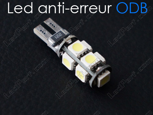 Cikonielf décodeur sans erreur 2 pièces T10 LED Canbus phare décodeur  dispositif anti-scintillement résistances annuleur