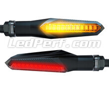 Clignotants dynamiques LED + feux stop pour Harley-Davidson Super Glide Custom 1690