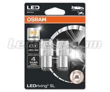 Ampoules LED oranges P21/5W Osram LEDriving® SL  - BAY15d