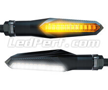 Clignotants dynamiques LED + feux de jour pour Harley-Davidson Road King Custom 1584