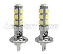  LTPAG Ampoule H1 LED Voiture, 12000LM Anti Erreur Phares pour  Voiture et Moto, 12V LED Ventilé H1 de Rechange pour Lampes Halogènes et  Kit Xenon, 6000K Blanc, 2 Ampoules H1