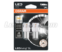 Ampoules LED oranges PY21W Osram LEDriving® SL  - BAU15s