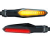 Clignotants dynamiques LED + feux stop pour Peugeot Trekker 50