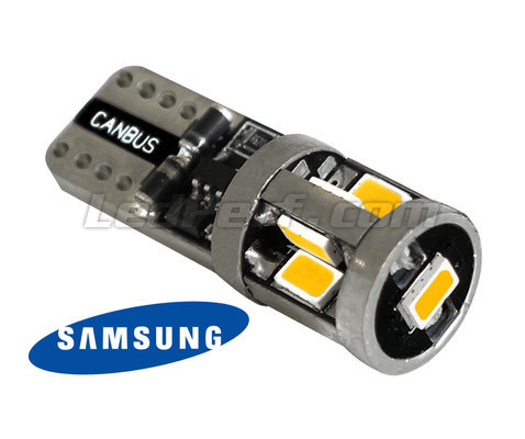 Ampoule led T10 W5W RING - +3W CREE - (8SMD-5630) - Anti Erreur ODB