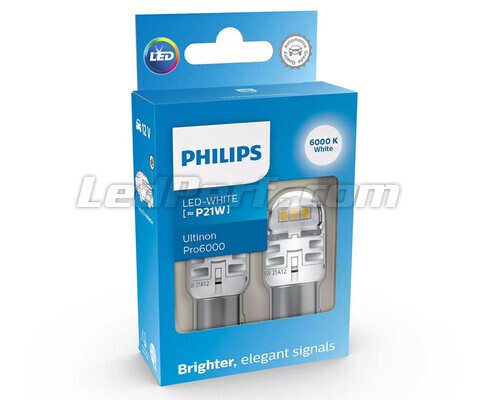 Ampoule Leds Backup P21W pour Feux de recul blanches Ultra Bright