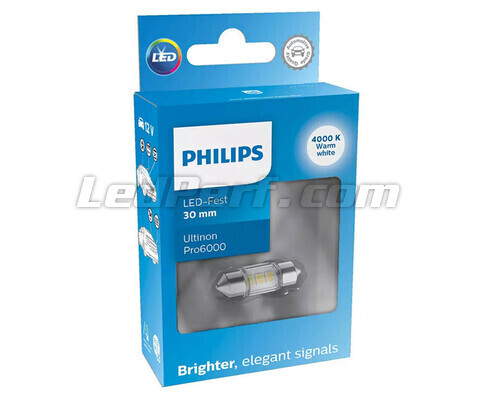 Ampoule pour voiture LED Philips X-TREME ULTINON 129404000KX1 LED C5W/12V  4000K