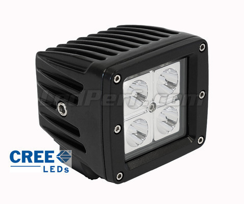 Phare additionnel LED CREE Rond 10W pour Moto - Scooter - Quad